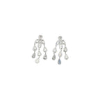 Silver Metal Earrings