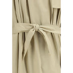 Beige Cotton Coat