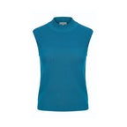 Blue Silk Women Sweater