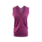 Purple Linen Women Tank