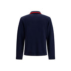 Blue Wool Oves Aries Full-Length Jacket