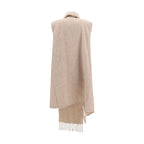 Beige Wool Oves Aries Scarf