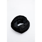 Black Modacrylic Scarf