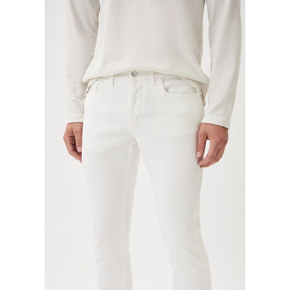 White Cotton Blazer