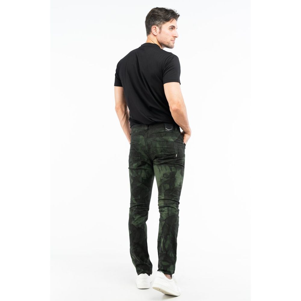 Bicolor Cotton Jeans Denim