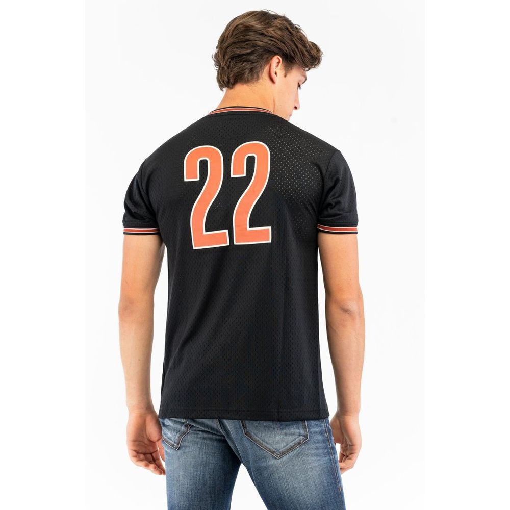 Black Polyester T-Shirt