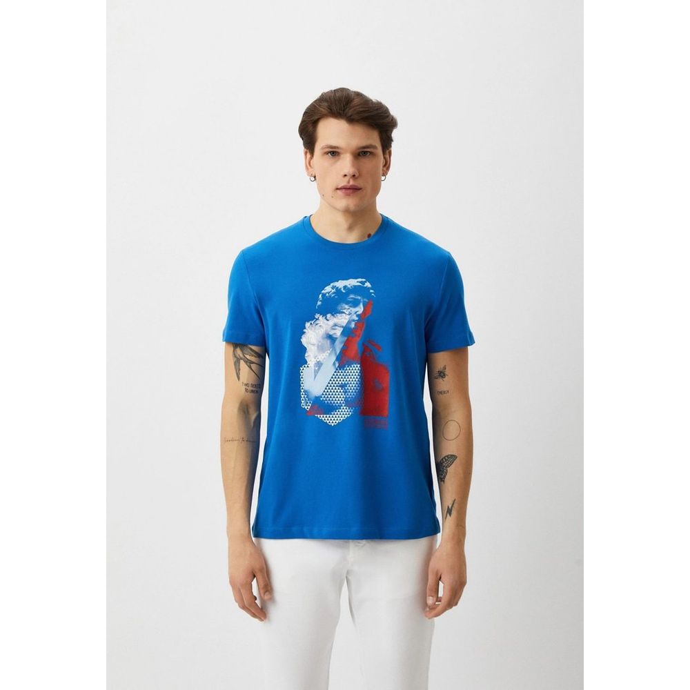 Light Blue Cotton T-Shirt