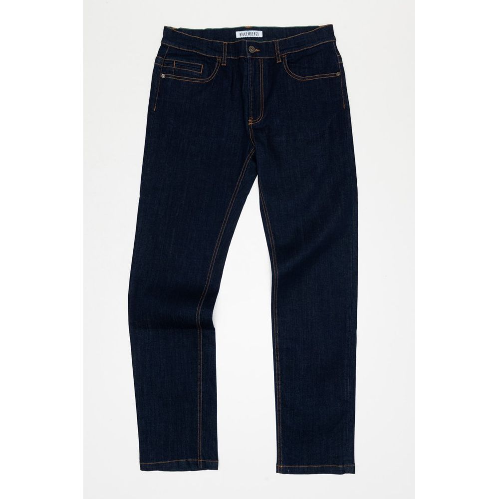 Bicolor Cotton Jeans Denim