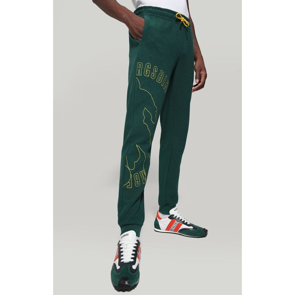 Bicolor Cotton Joggers (Workout Pants)
