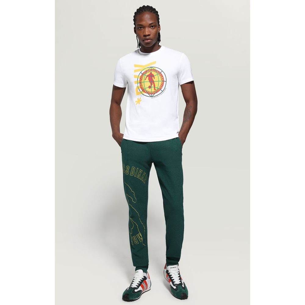 Bicolor Cotton Joggers (Workout Pants)