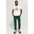 Bicolor Cotton Joggers (Workout Pants)