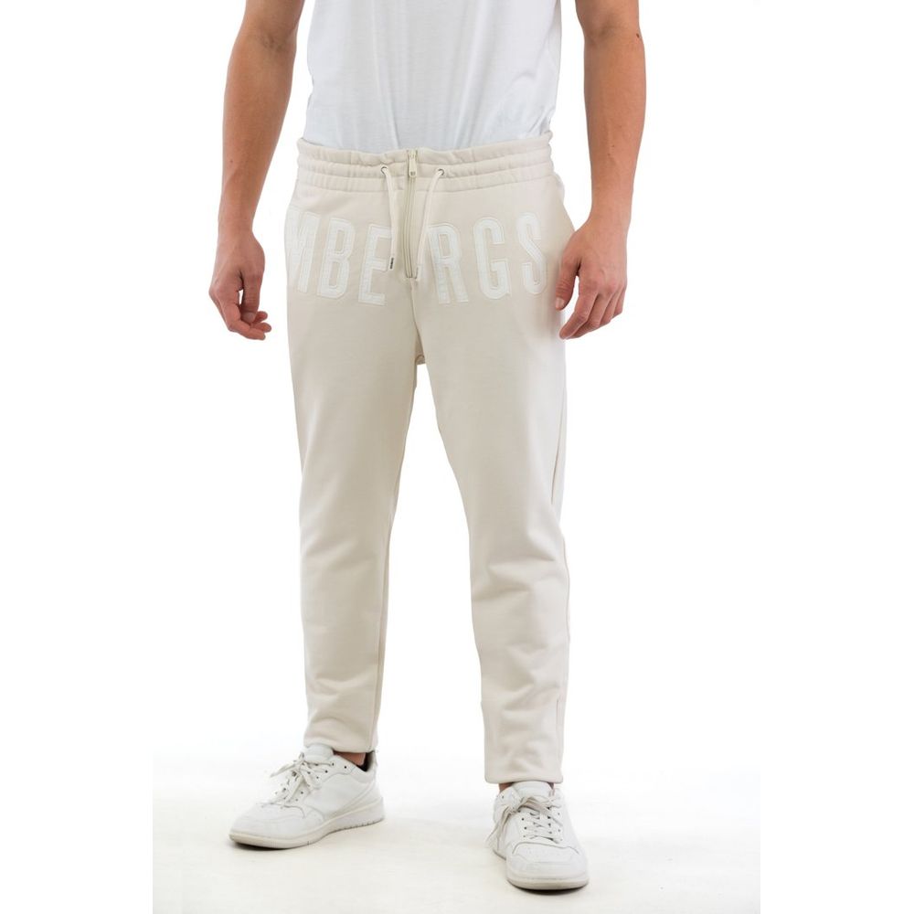 Beige Cotton Joggers (Workout Pants)