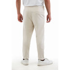 Beige Cotton Joggers (Workout Pants)