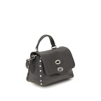 Gray Calf Leather Bos Taurus Handbag