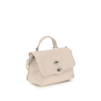 White Calf Leather Bos Taurus Handbag