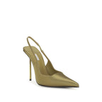 Bicolor Silk Pumps