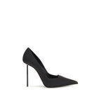 Black Calf Leather Bos Taurus High Heel Pumps