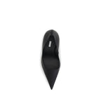 Black Calf Leather Bos Taurus High Heel Pumps