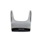 Gray Modal Sport Bra