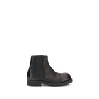 Black Calf Leather Bos Taurus Chelsea Boots