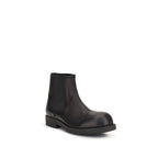 Black Calf Leather Bos Taurus Chelsea Boots