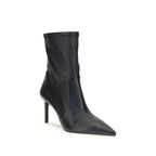 Black Calf Leather Bos Taurus Ankle Boots