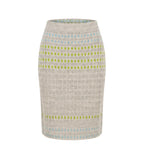Grey Silk Women Skirt