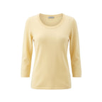 Yellow Silk Women Sweater
