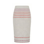 Grey Silk Women Skirt