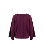 Purple Cotton Women Sweater