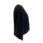 Black Cotton Women Sweater