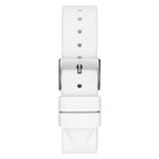 White Synthetic Dress Watch