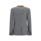 Multicolor Cashmere Full-Length Jacket