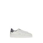 White Calf Leather Bos Taurus Low Top Sneakers