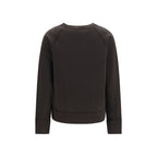 Black Cotton Sweatshirt