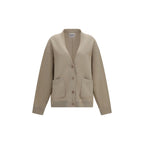 Beige Cotton Cardigan