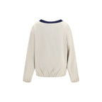 Beige Recycled Polyester Sweatshirt