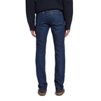 Blue Cotton Slim Fit Jeans