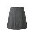 Grey Cotton Women Skirt