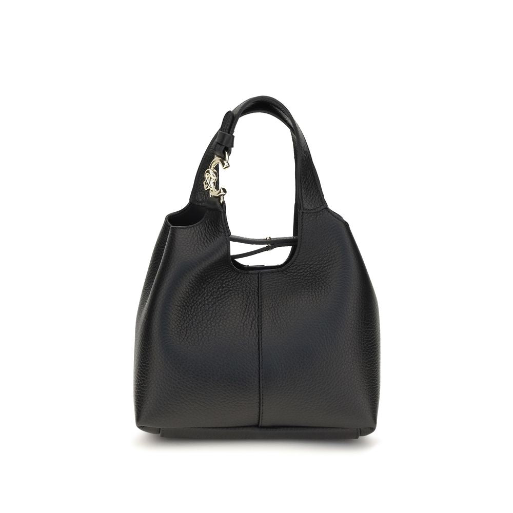 Black Calf Leather Bos Taurus Handbag