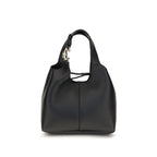 Black Calf Leather Bos Taurus Handbag