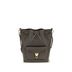 Brown Calf Leather Bos Taurus Backet Bag