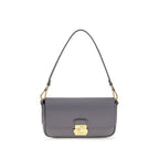 Blue Calf Leather Bos Taurus Shoulder Bag