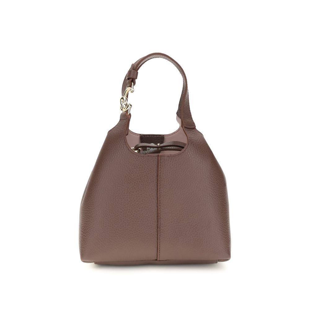 Brown Calf Leather Bos Taurus Handbag