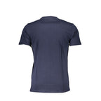 Blue Cotton Men's T-Shirt