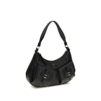 Black Calf Leather Bos Taurus Shoulder Bag