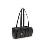 Black Calf Leather Bos Taurus Shoulder Bag