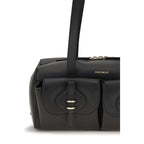 Black Calf Leather Bos Taurus Shoulder Bag