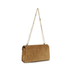 Beige Calf Leather Bos Taurus Clutch Bag