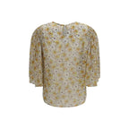 Beige Viscose Blouse